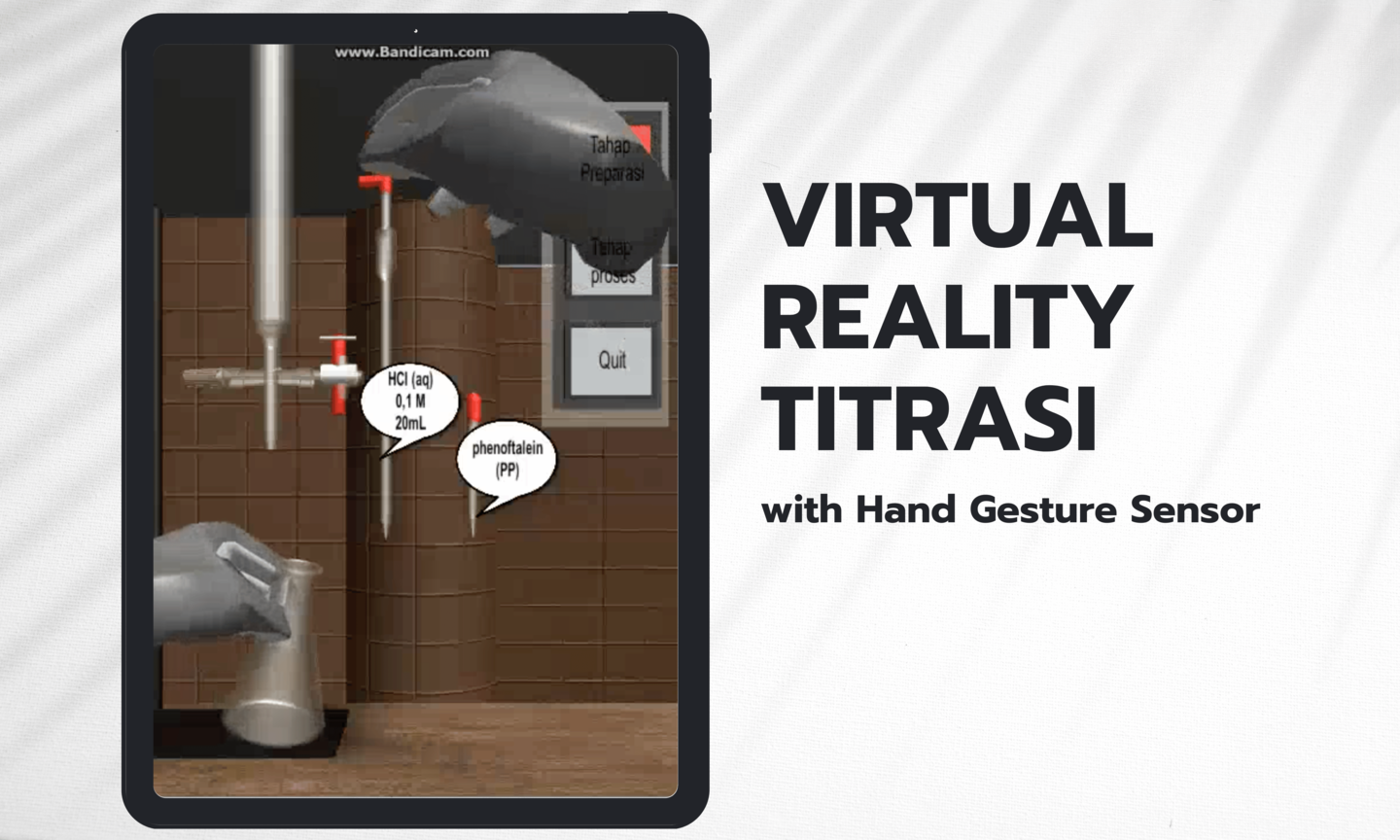 Virtual Reality Titrasi